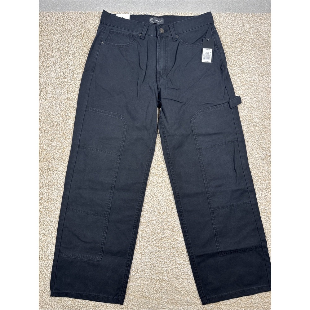 NEW Original Use Carpenter Utility Pants 32x30 Black Relaxed Fit NWT $30 Retail